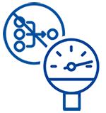 유체 시스템 필터 및 압력