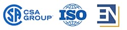 Логотипы CSA ISO EN