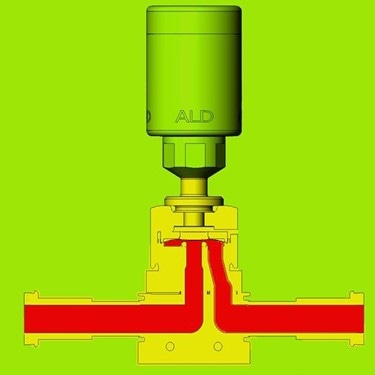 Diagram: cooling of transmitted gases