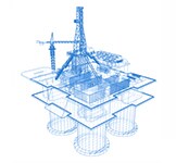 North Sea oil and gas platform