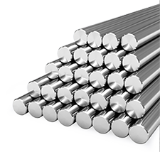 Stainless steel bar stock with elevated nickel and chromium levels