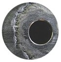 A close-up photograph depicting crevice corrosion affecting stainless steel