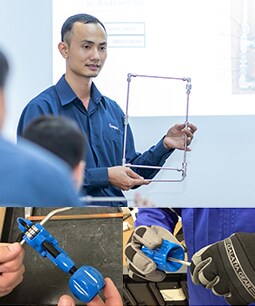 适当的管接头安装培训，以防止流体系统泄漏