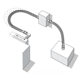 Illustration of correct semiconductor hose installation