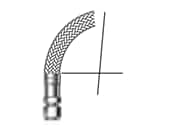 Illustration of incorrect semiconductor hose installation