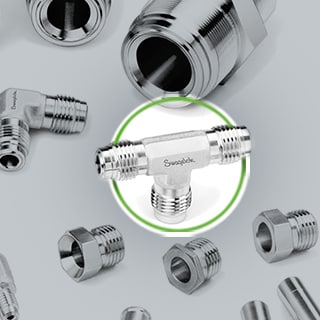 Multiple types of tube fittings