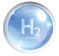 Icon representing green hydrogen production
