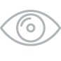 Eye icon representing an innovative vision