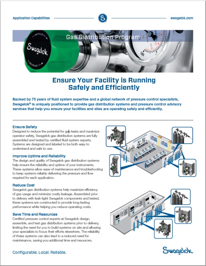 Gas Distribution Program Flyer