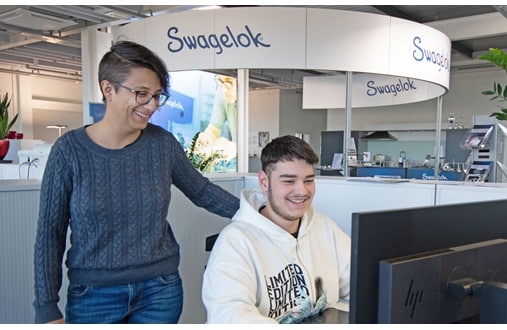 Staff at work