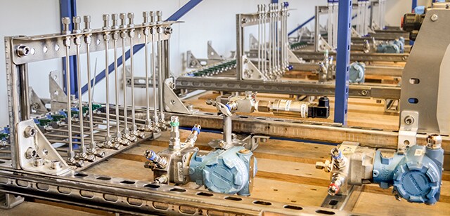 pressure measuring station