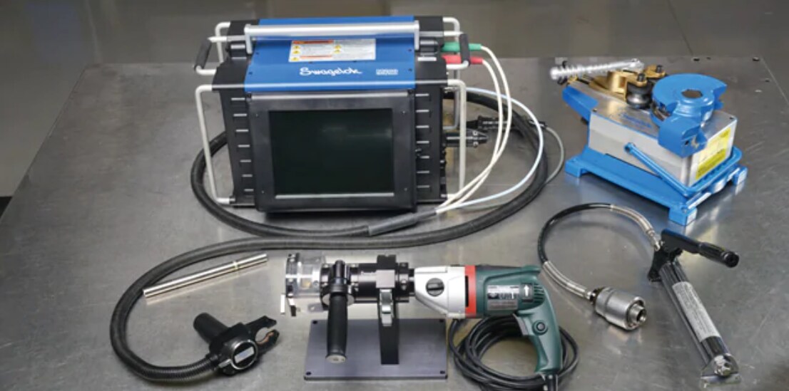 tools, welder, bender, facing tool