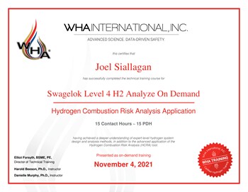 Joel Siallagan - Certificate Of Completion - Level 4 H2 Analyze On Demand Course
