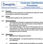 Customer Satisfaction Procedure Document