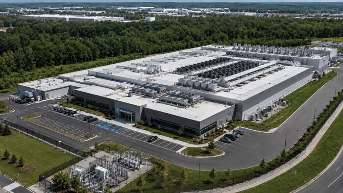 data center aerial photo
