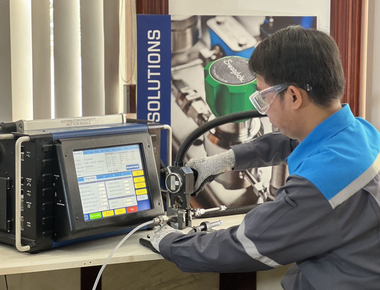 swagelok vietnam orbital welding training