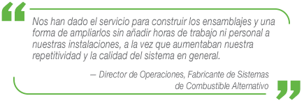Testimonio de un OEM de vehículos de combustible alternativo sobre cómo Swagelok les ayudó a ahorrar tiempo y recursos