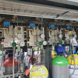 化学品公司的气体分配系统