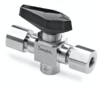 Swagelok trunnion-style 83 series ball valves provide durable service in high- and low-pressure applications