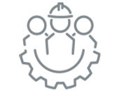 Offshore oil rig operators icon