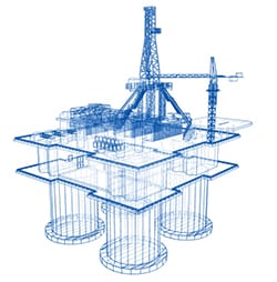 Offshore oil platform