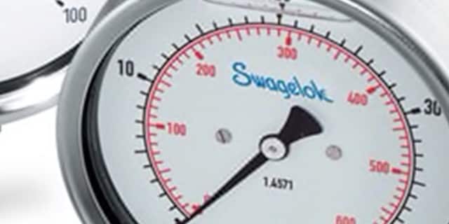 Swagelok pressure gauge