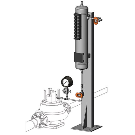 Mechanical Seal Support System, API Plan 51 Quench from Reservoir