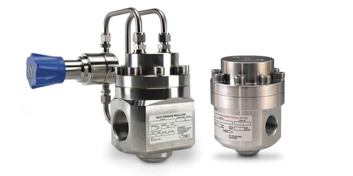 Back-pressure dome-loaded regulators